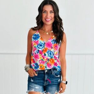 New floral print Cami top Buy boutique brand Bibi XL